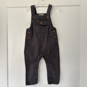 Fudo Denim Bib Overalls in Grey Size 2T